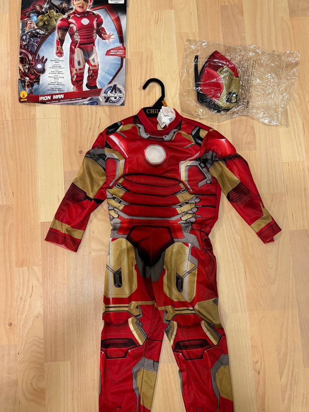 Iron Man Kids Costume - Red & Gold - Unbranded